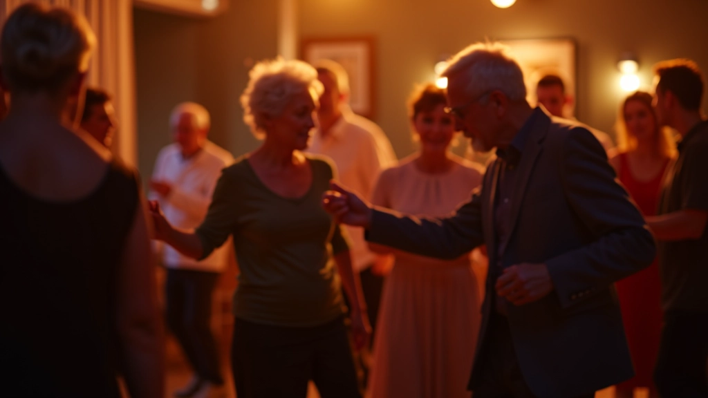 Community dance evening with live music